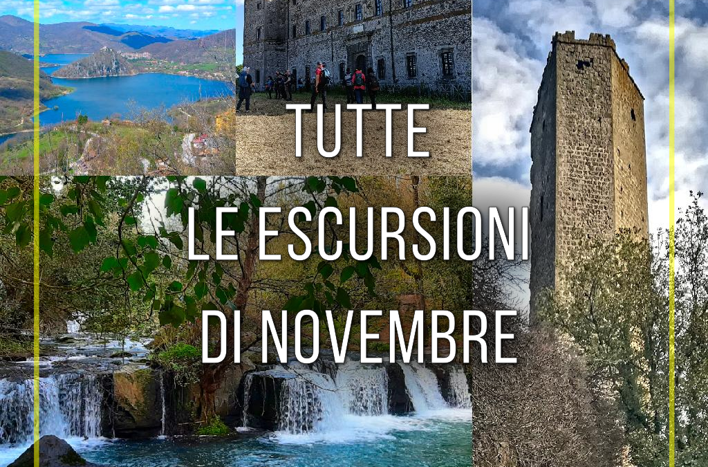 Tutte le escursioni di novembre! 🍁