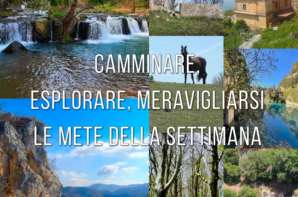 Camminare, esplorare, meravigliarsi: le mete della settimana