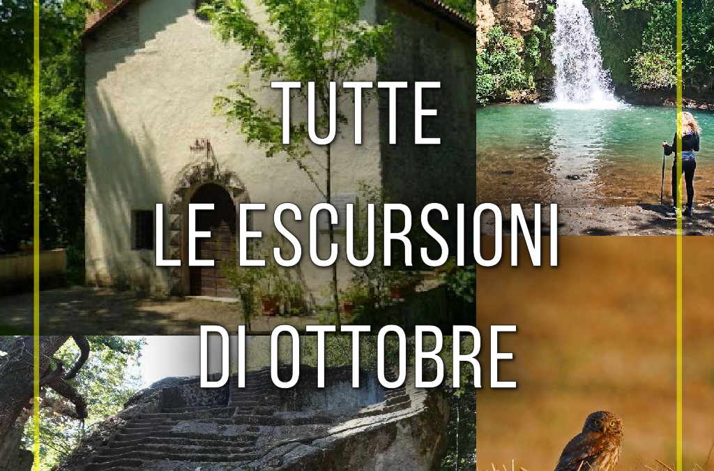 Tutte le escursioni di Ottobre! 🍁